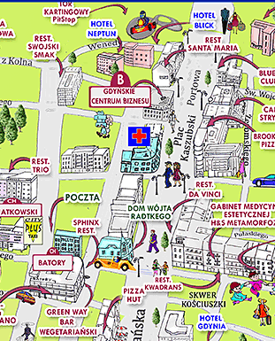 mapa Gdyni 2