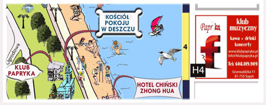 Advertising on the map