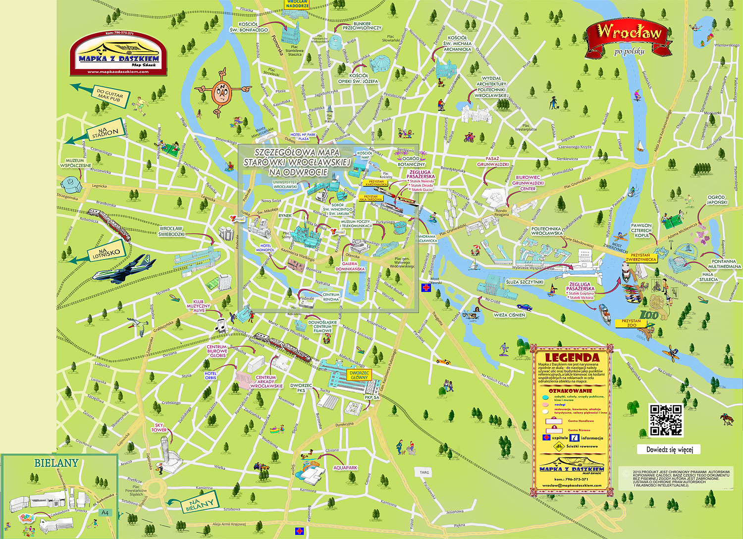 mapa calego Wroclawia